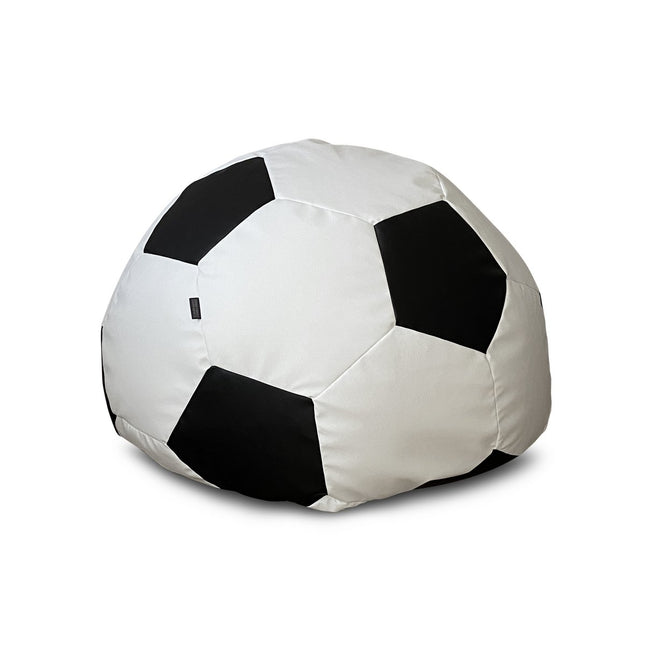 Voetbal zitzak van leer