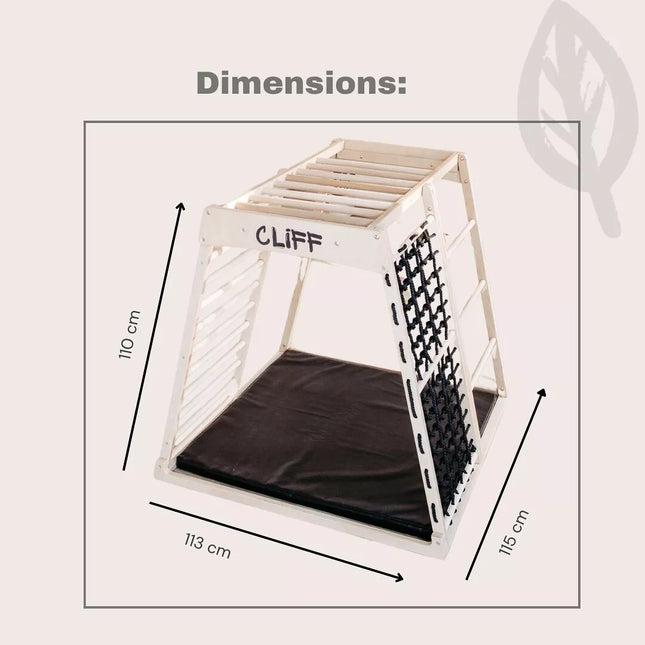 Speeltoestel voor binnen- CLIFF PRO ZWART