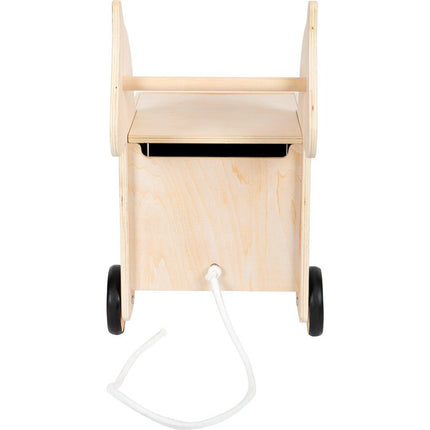 Speelgoedkist met wielen Zebra "Wildlife" | Houten speelgoed