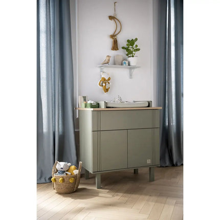 ELEONORE KHAKI DRESSOIR MET 1 LADE EN 2 DEUREN
