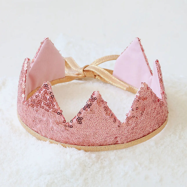 Sprookjeskroon „Roze pailletten”