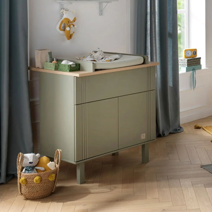 ELEONORE KHAKI DRESSOIR MET 1 LADE EN 2 DEUREN