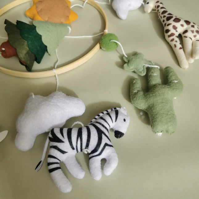 Handgemaakte Babymobiel Zonnige Savannah