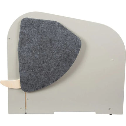 Speelgoedkist met zitje en wielen olifant "Wildlife" | Opbergkist | Hout