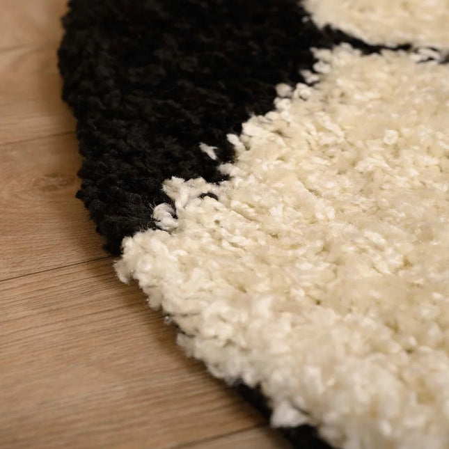 Voetbal tapijt Hoogpolig Ø 100cm