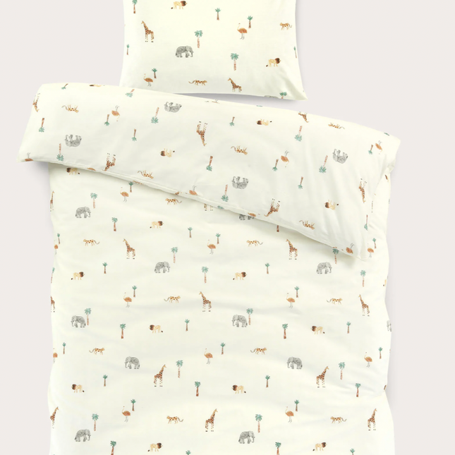 Safari dekbedovertrek 1 persoons (140x200 cm)
