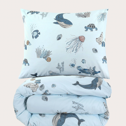 Oceaan dieren dekbedovertrek