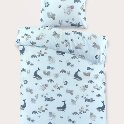 Oceaan dieren dekbedovertrek