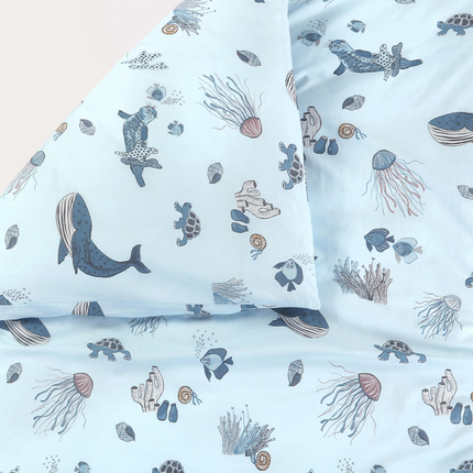 Oceaan dieren dekbedovertrek