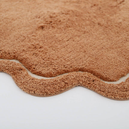 SWEET APRIL TOFFEE wasbaar katoenen kindertapijt: D 110 cm