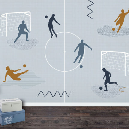 Voetbal Fotobehang Voor Een Coole Kinderkamer 400 X 270 Cm