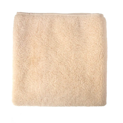 Wollen ledikantdeken 93x135cm - Merinowol - Amandel