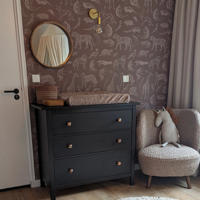 Wilde Dieren Behang In Verschillende Kleuren