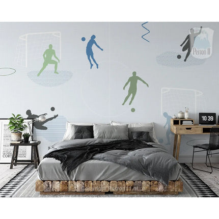 Voetbal Fotobehang Voor Een Coole Kinderkamer 400 X 270 Cm