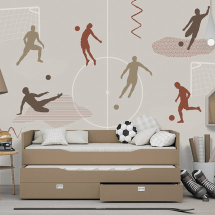 Voetbal Fotobehang Voor Een Coole Kinderkamer 400 X 270 Cm