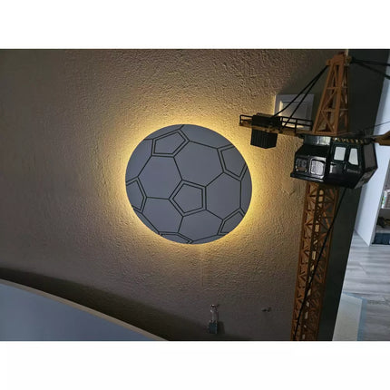 Voetbal wandlamp - Werkt op batterijen